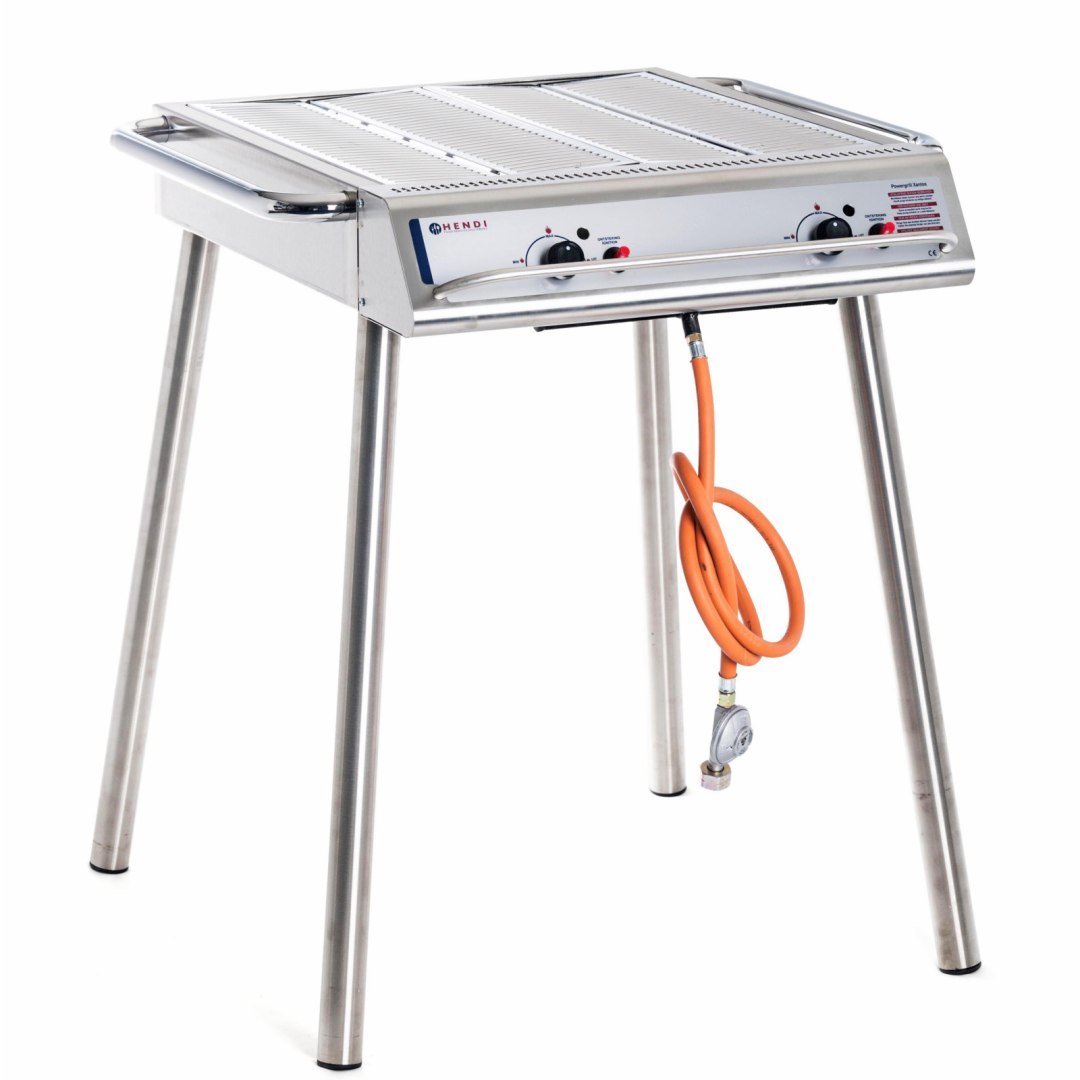Profesjonalny grill gazowy XANTOS 2 ruszty 10kW – Hendi 148624 Profesjonalny grill gazowy XANTOS 2 ruszty 10kW – Hendi 148624