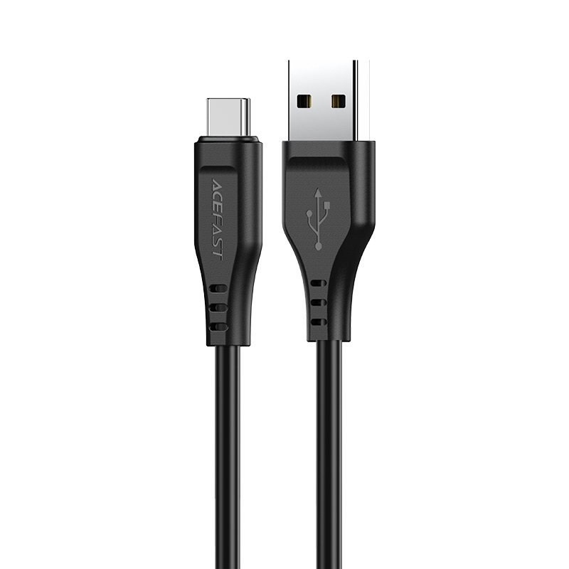 Kabel przewód do telefonu USB – USB-C 3A 1.2m czarny