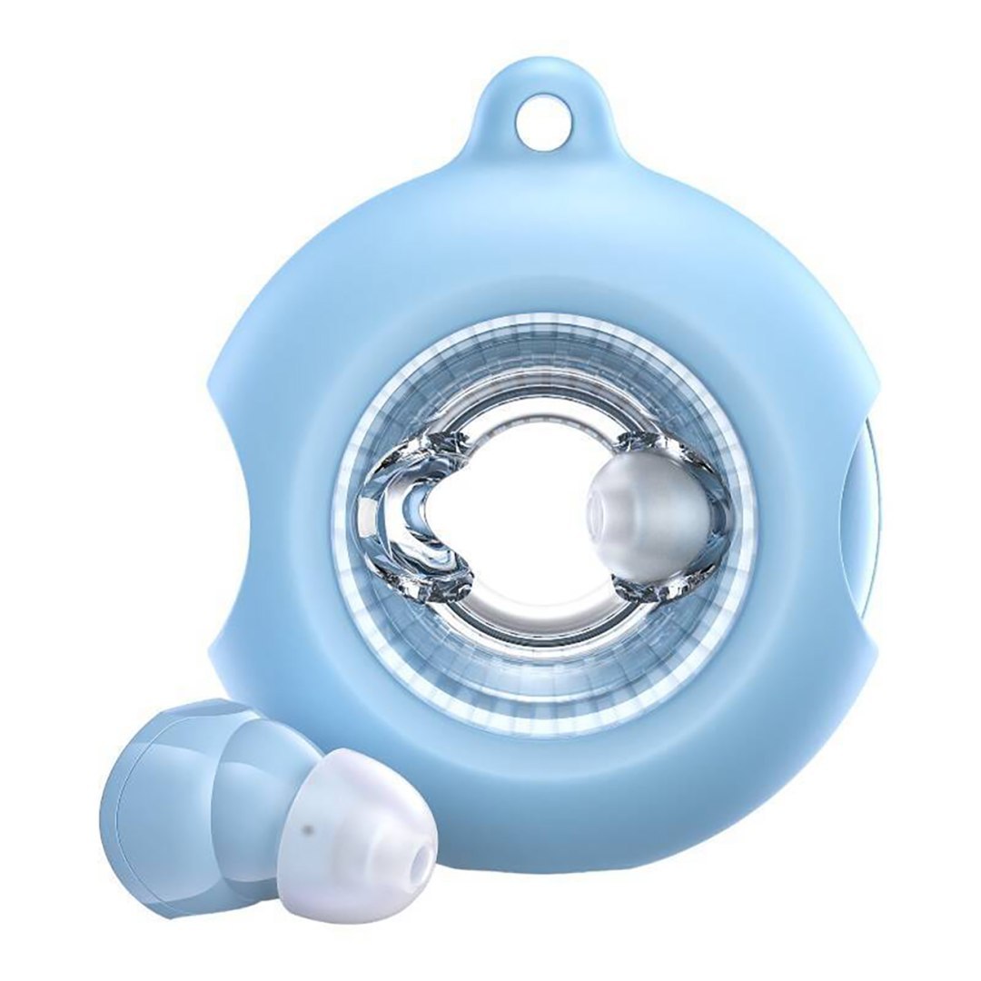 Słuchawki bezprzewodowe TWS Bluetooth 5.3 LightAura VocalSound – niebieskie
