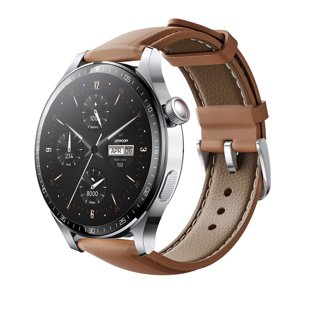 Smartwatch Classic Series JR-FC2 Pro z funkcją odbierania połączeń – srebrny Smartwatch Classic Series JR-FC2 Pro z funkcją odbierania połączeń – srebrny