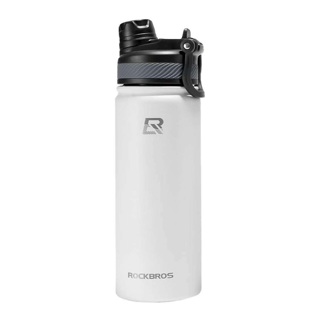 Butelka bidon termiczny rowerowy na napoje 530 ml – biały