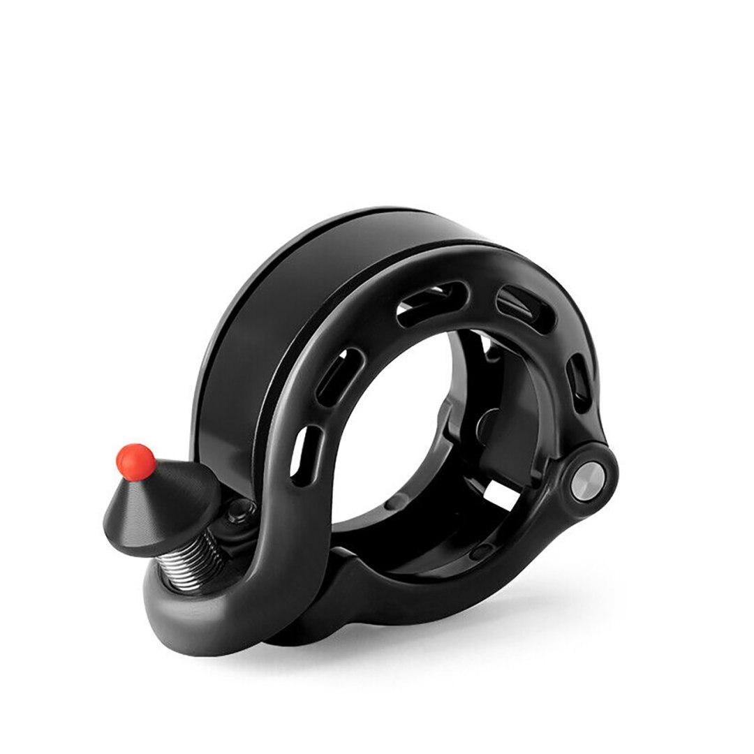 Dzwonek rowerowy w kształcie litery Q 100db – czarny Dzwonek rowerowy w kształcie litery Q 100db – czarny