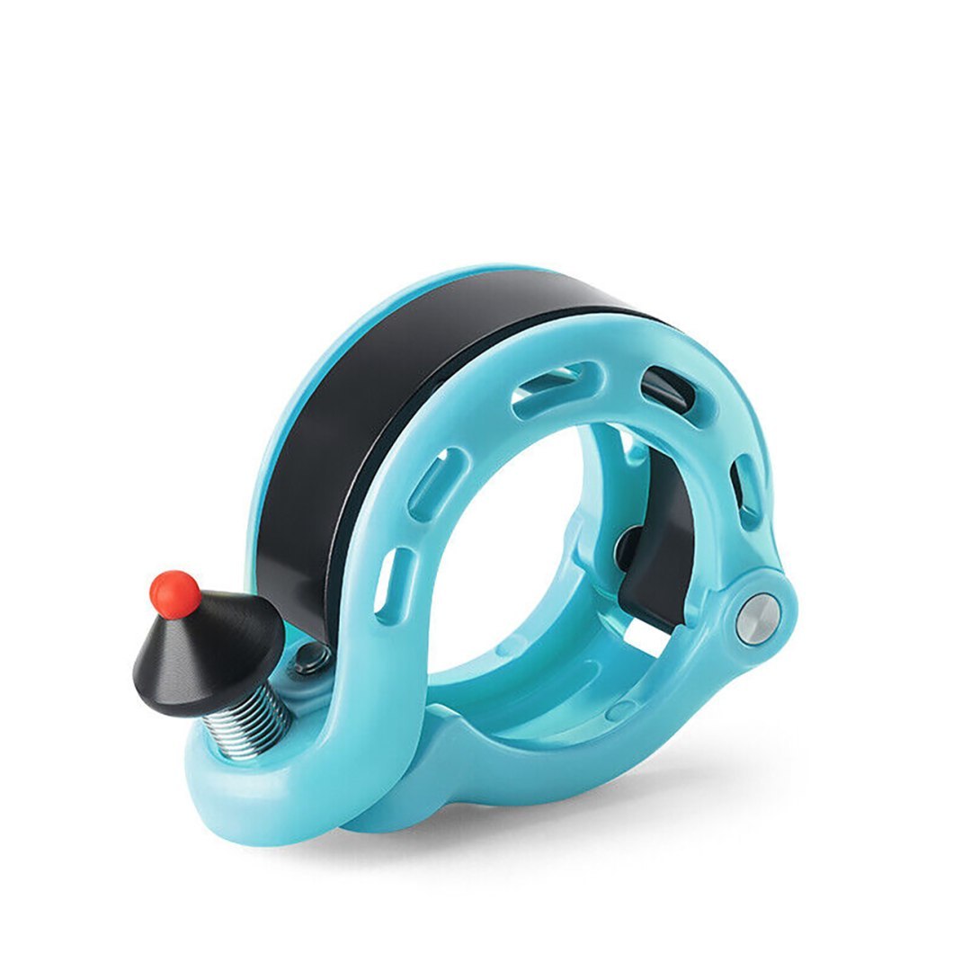 Dzwonek rowerowy w kształcie litery Q 100db – niebieski