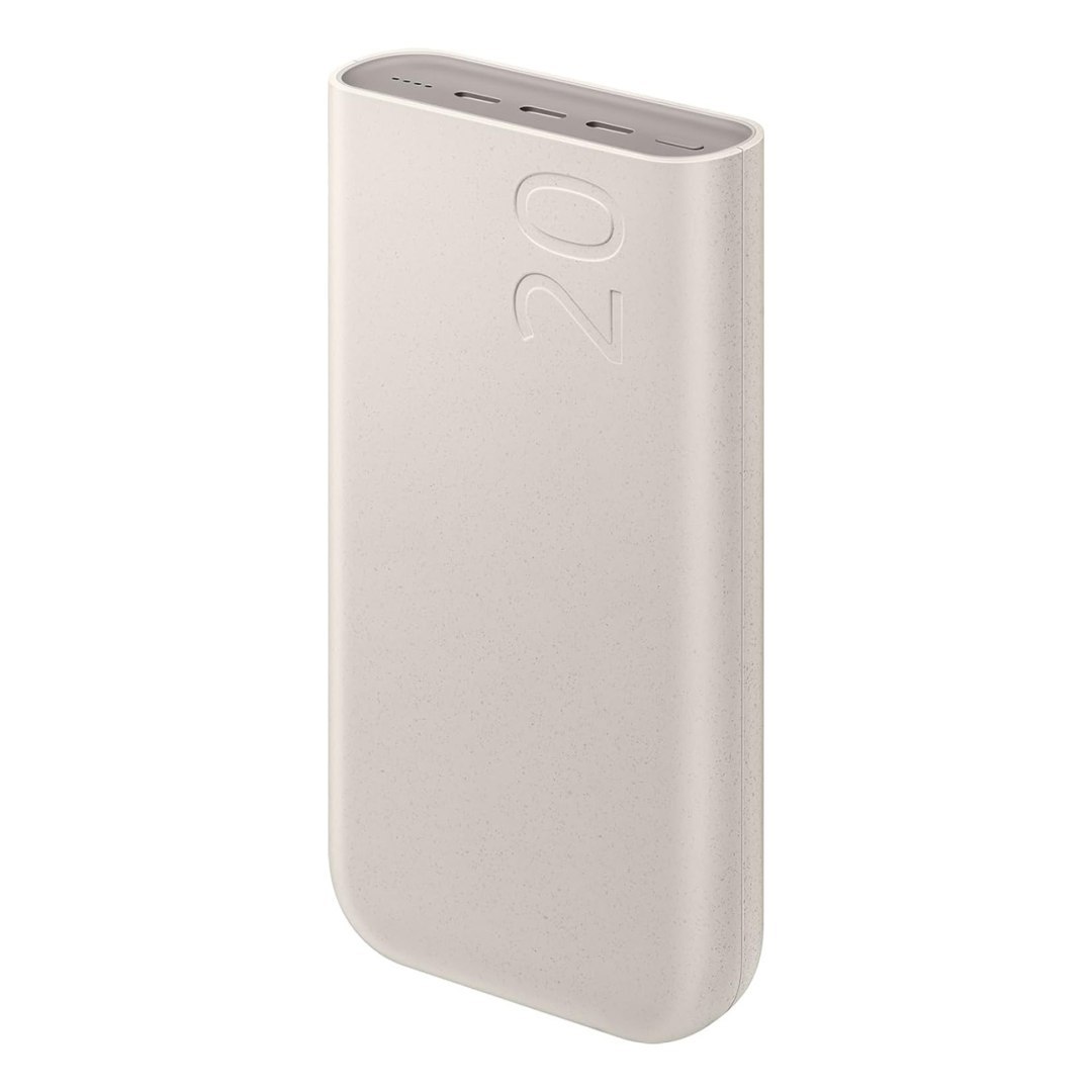 Powerbank Samsung 20000mAh 3x USB-C 45W SFC – beżowy Powerbank Samsung 20000mAh 3x USB-C 45W SFC – beżowy