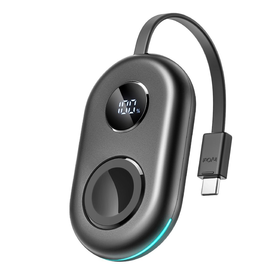 Powerbank 2500mAh z ładowarką Apple Watch 3W i kablem USB-C – czarny