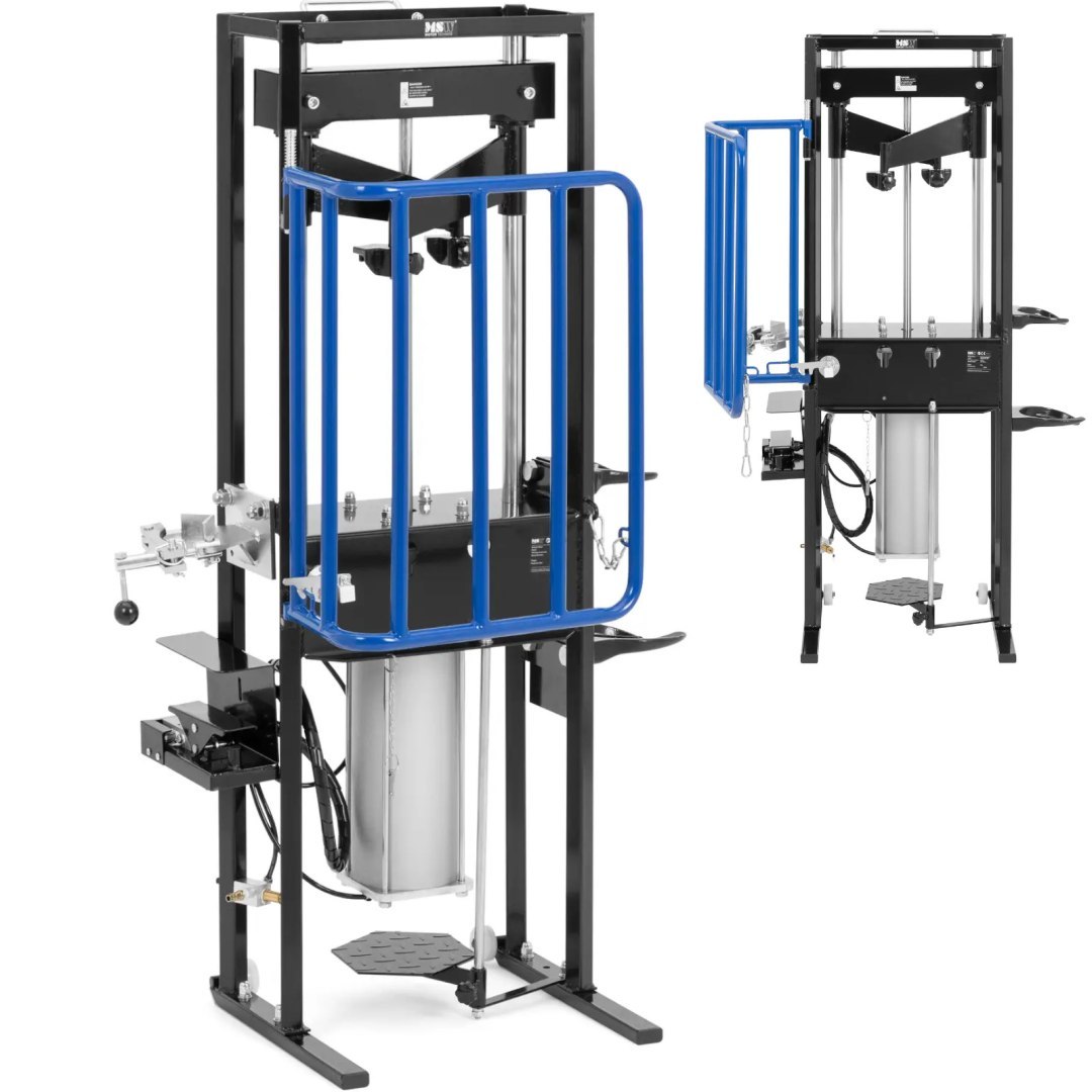 Ściągacz pneumatyczny do sprężyn 410 mm śr. 105-180 mm 1 t 8 bar Ściągacz pneumatyczny do sprężyn 410 mm śr. 105-180 mm 1 t 8 bar