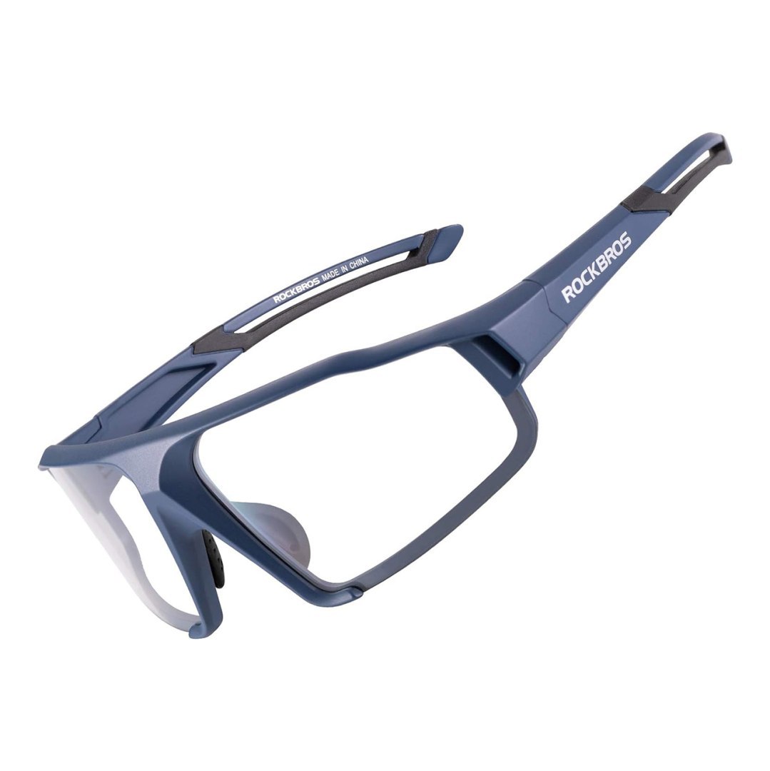 Okulary rowerowe fotochromowe UV400 z etui SP216BL – niebieskie