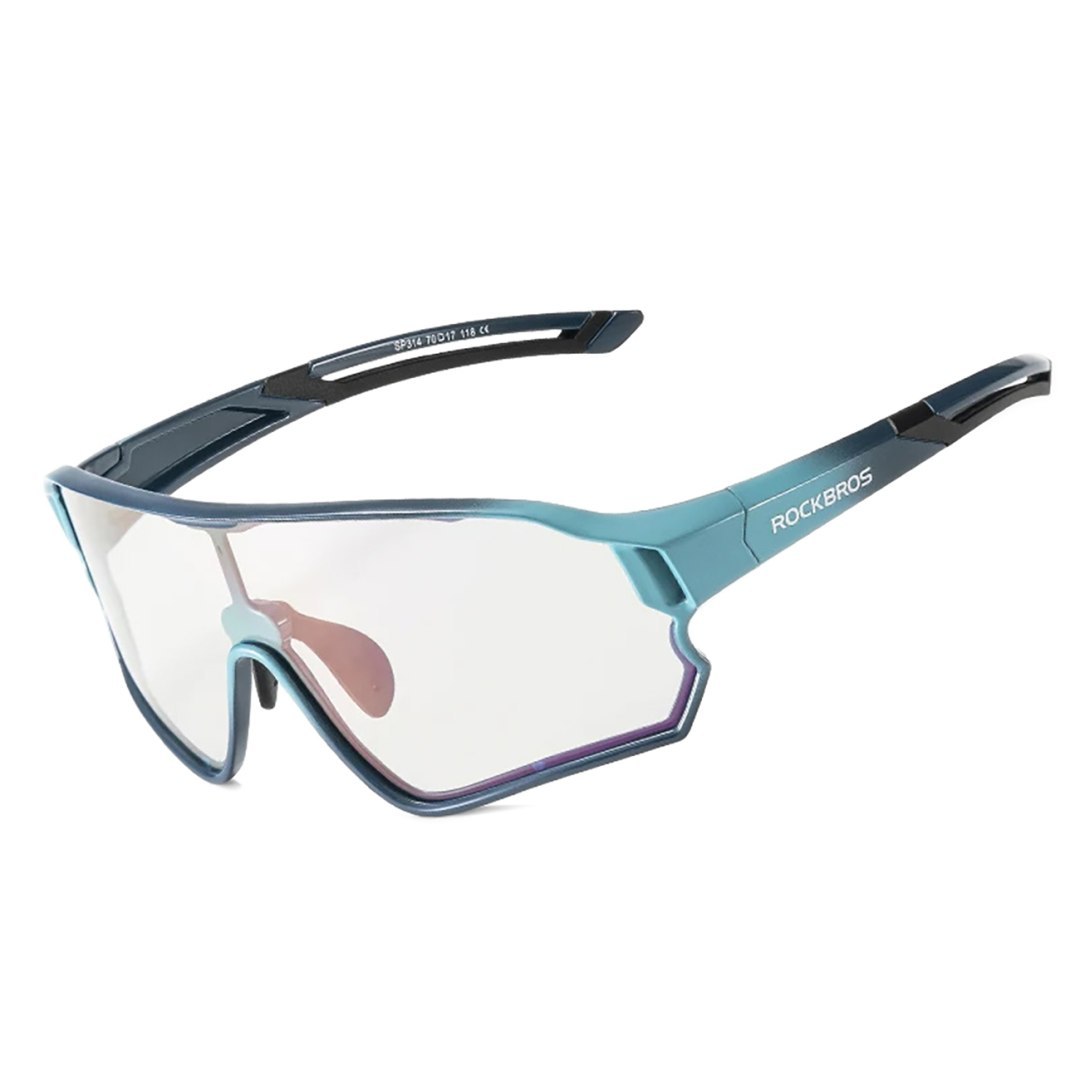 Okulary rowerowe polaryzacyjne dla dzieci 8-14 lat UV400 – niebieskie Okulary rowerowe polaryzacyjne dla dzieci 8-14 lat UV400 – niebieskie