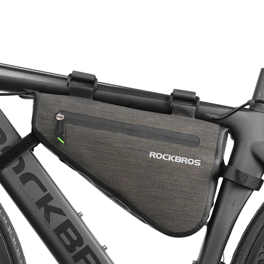 Torba rowerowa mocowane na ramę 5l AS-017 – ciemnozielona