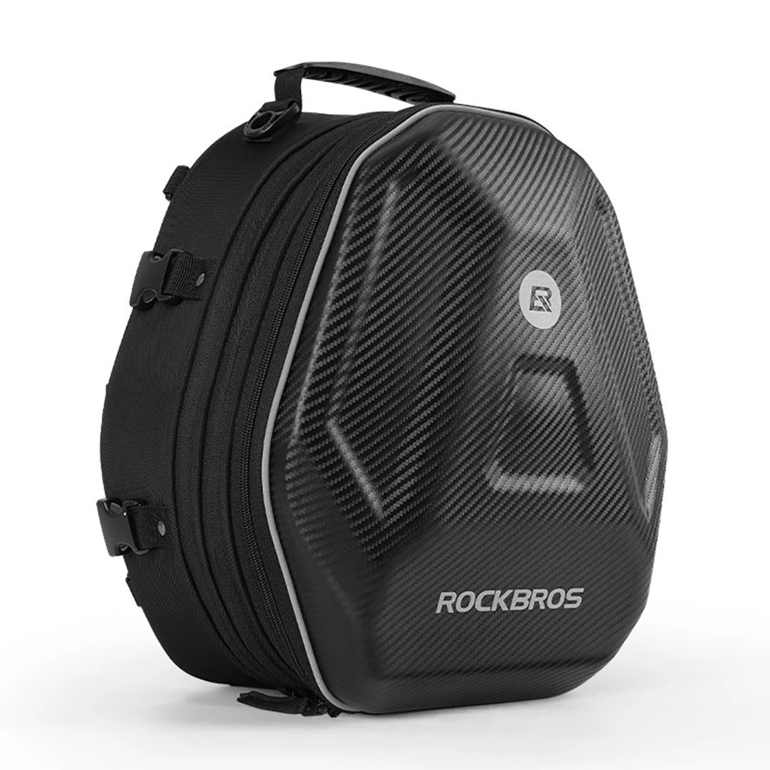 Torba motocyklowa plecak na kask mocowana na bak lub siedzeniu 35l – czarna