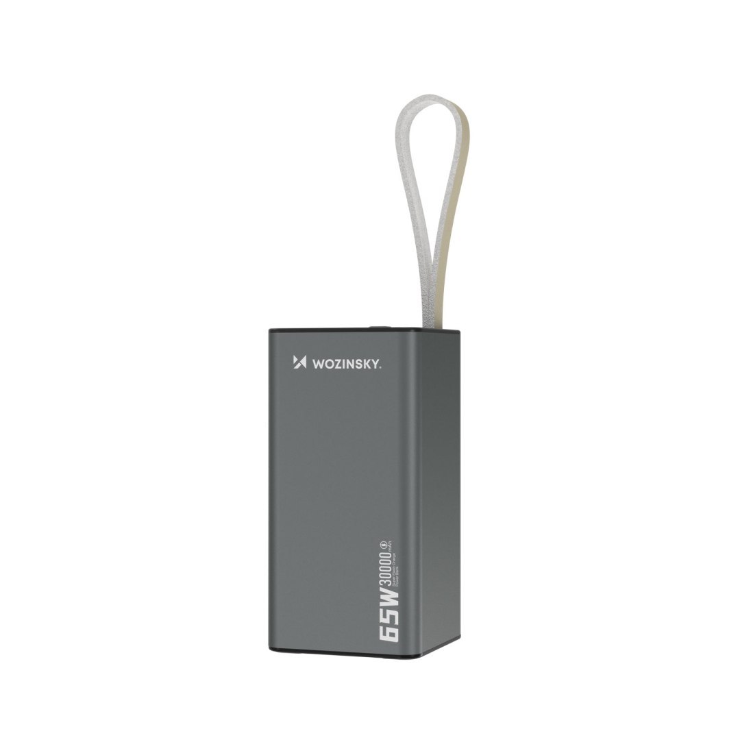 Powerbank K65+ 65W 30000mAh 2x USB-C 1x USB-A 65W – czarny Powerbank K65+ 65W 30000mAh 2x USB-C 1x USB-A 65W – czarny