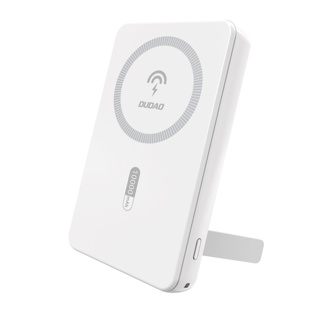 Powerbank K14S+ 10000mAh z podstawką 20W USB-A / USB-C / MagSafe – biały