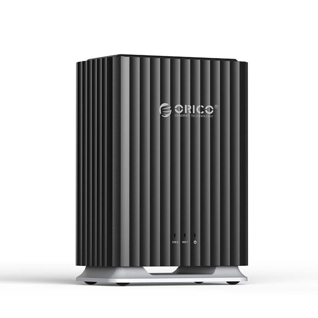 Obudowa 9728C3 na 2 dyski 2.5” HDD / SSD / 3.5” HDD – czarna