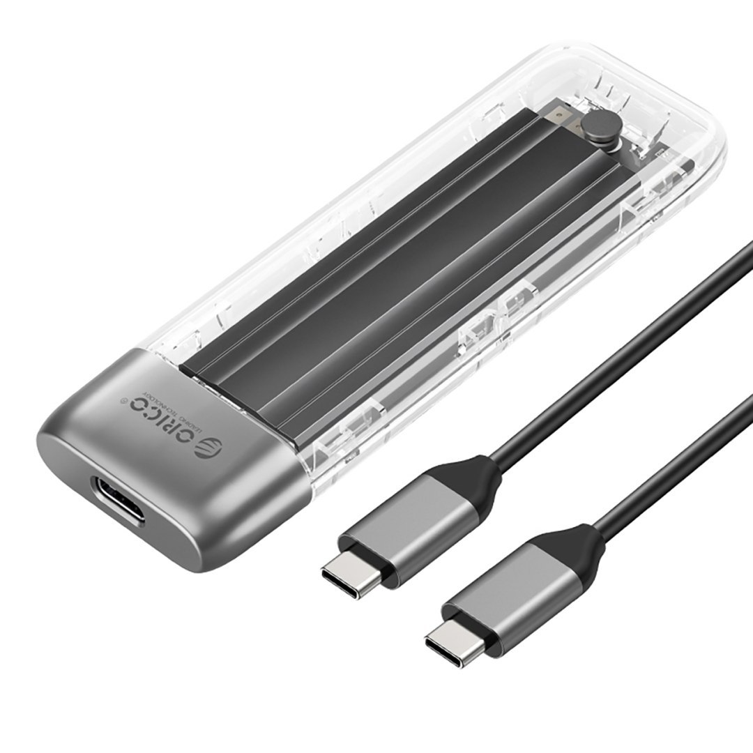 Kieszeń obudowa na dysk TXM2-C3 M.2 NVME USB-C 10Gb/s – szara Kieszeń obudowa na dysk TXM2-C3 M.2 NVME USB-C 10Gb/s – szara