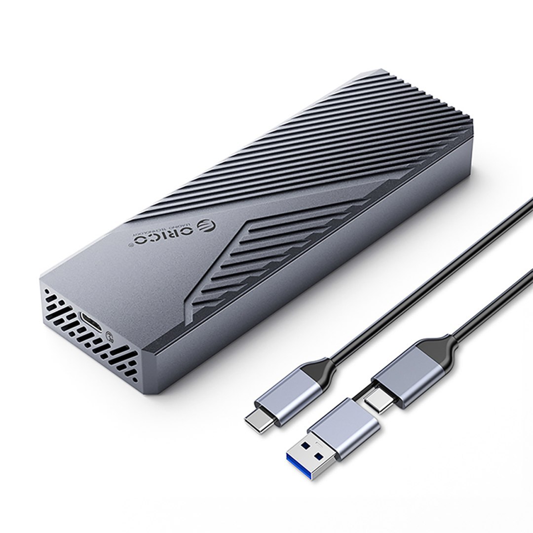Kieszeń obudowa na dysk CNM2-G20 M.2 NVME USB-C 20Gb/s – szara