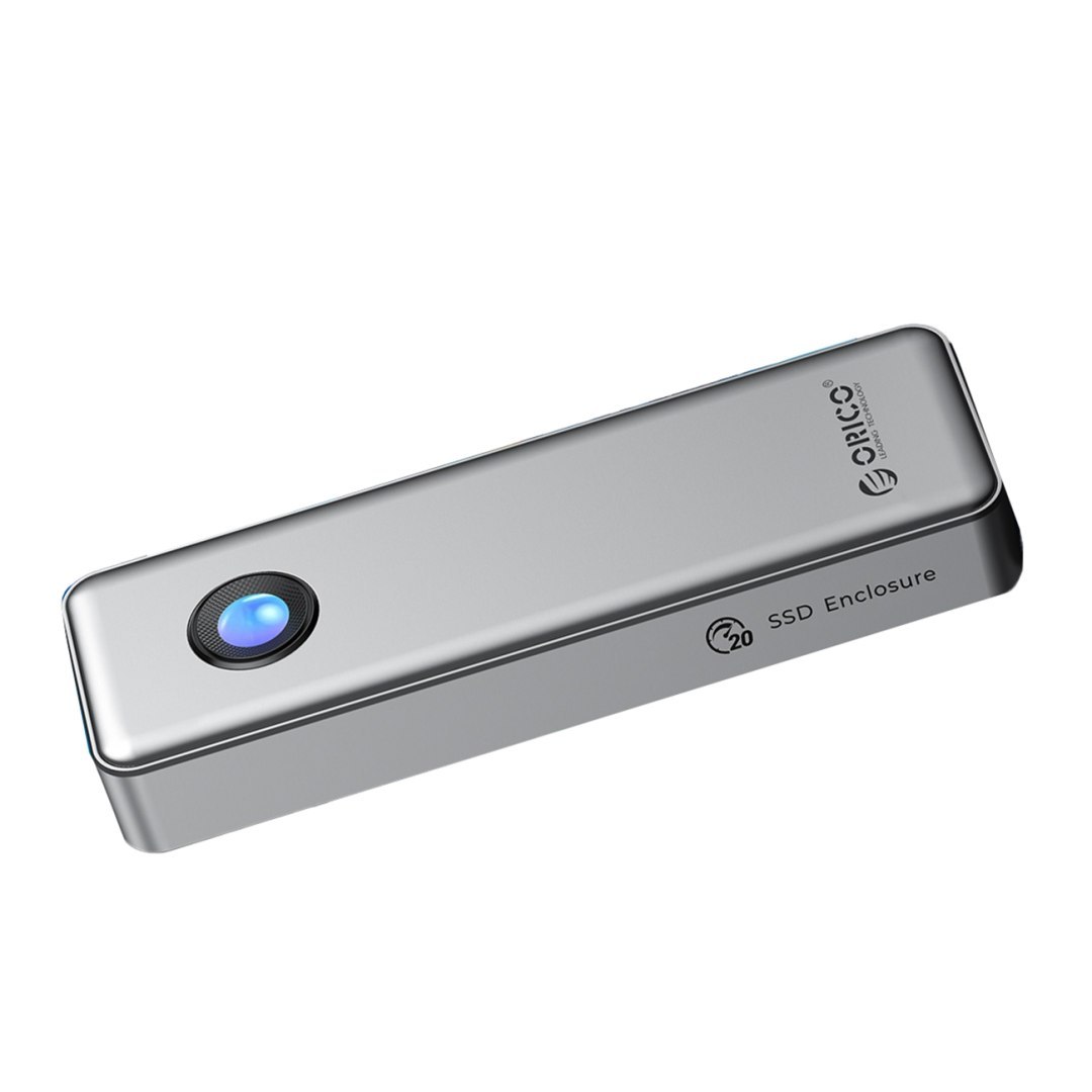 Kieszeń obudowa na dysk OUM2-G20 M.2 NVME USB-C 20Gb/s – srebrna Kieszeń obudowa na dysk OUM2-G20 M.2 NVME USB-C 20Gb/s – srebrna