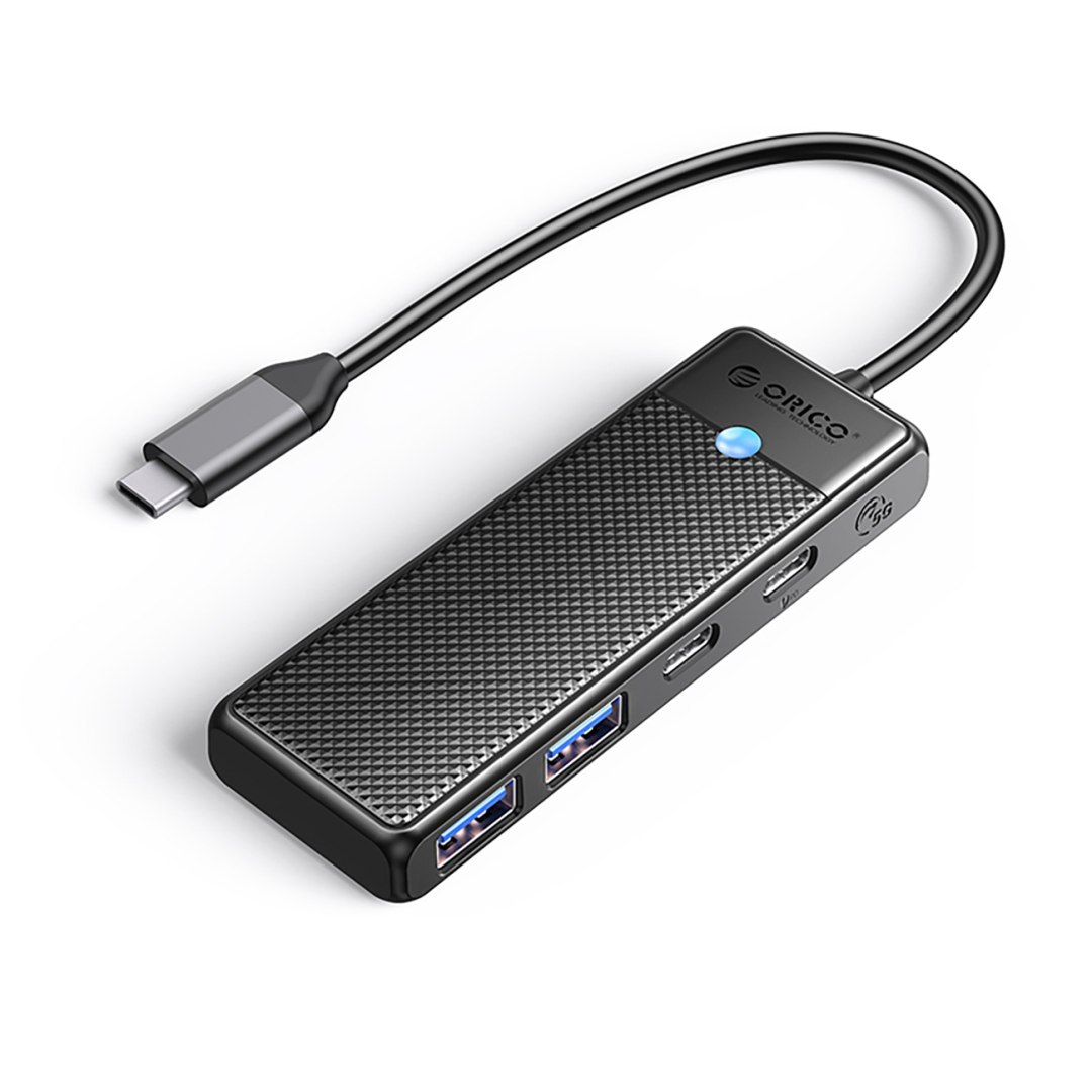 Hub PAPW2AC-C3 rozdzielacz USB-C na USB-A USB-C – czarny Hub PAPW2AC-C3 rozdzielacz USB-C na USB-A USB-C – czarny