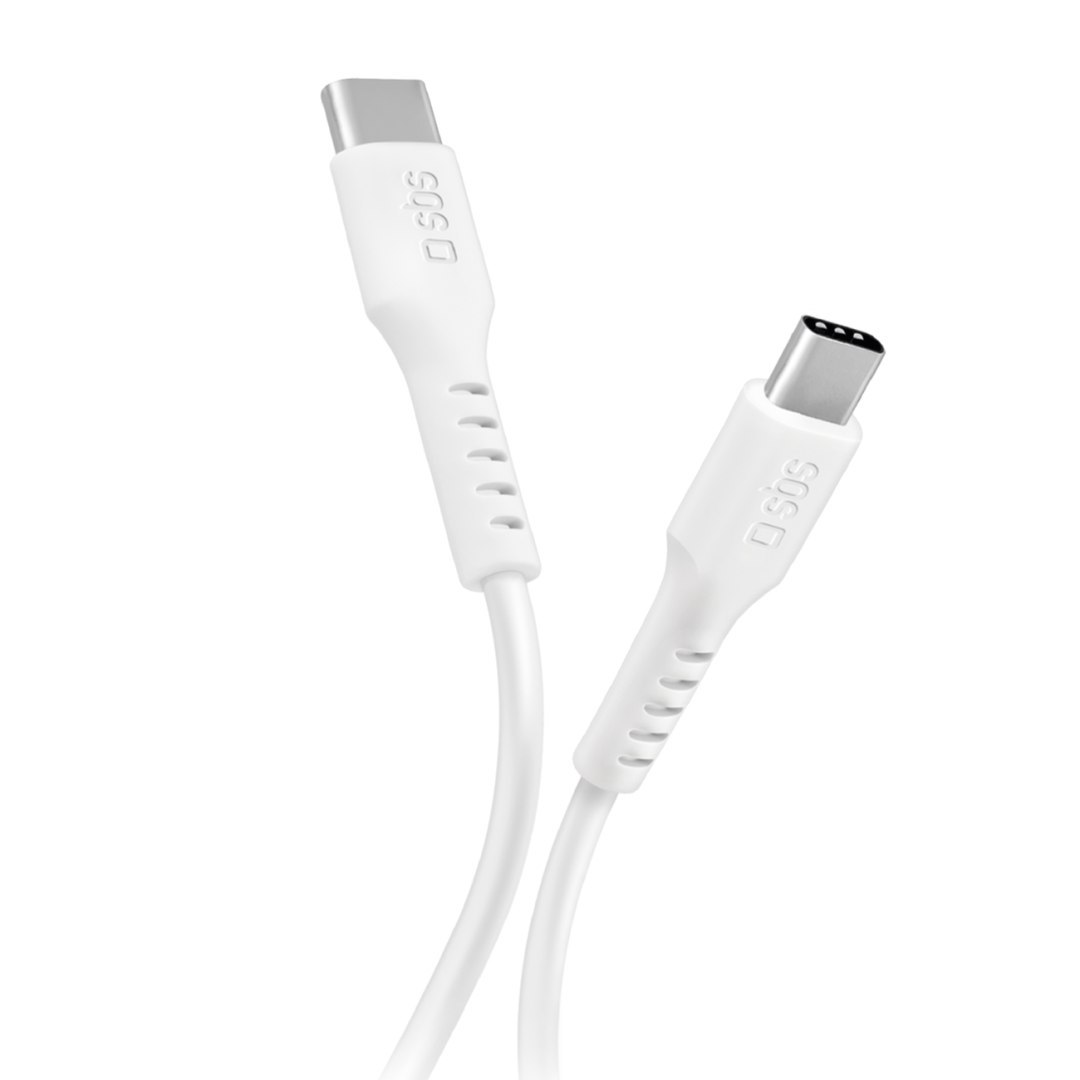 Kabel przewód USB-C PD 25W 1 m – biały Kabel przewód USB-C PD 25W 1 m – biały
