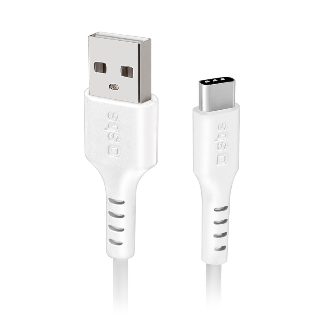 Kabel przewód USB-A – USB-C 1.5m – biały Kabel przewód USB-A – USB-C 1.5m – biały