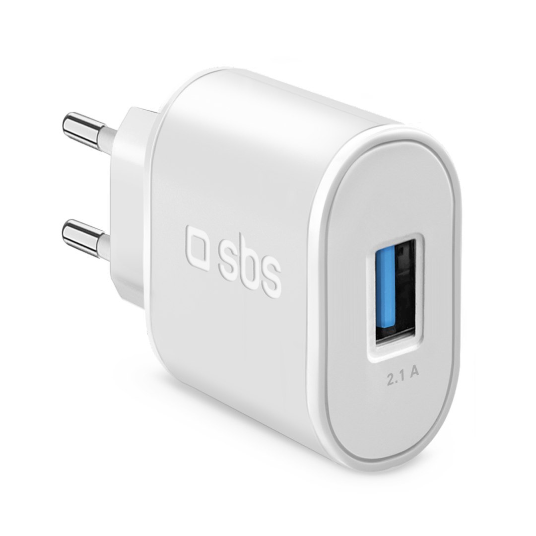 Ładowarka sieciowa USB-A 10W – biała Ładowarka sieciowa USB-A 10W – biała