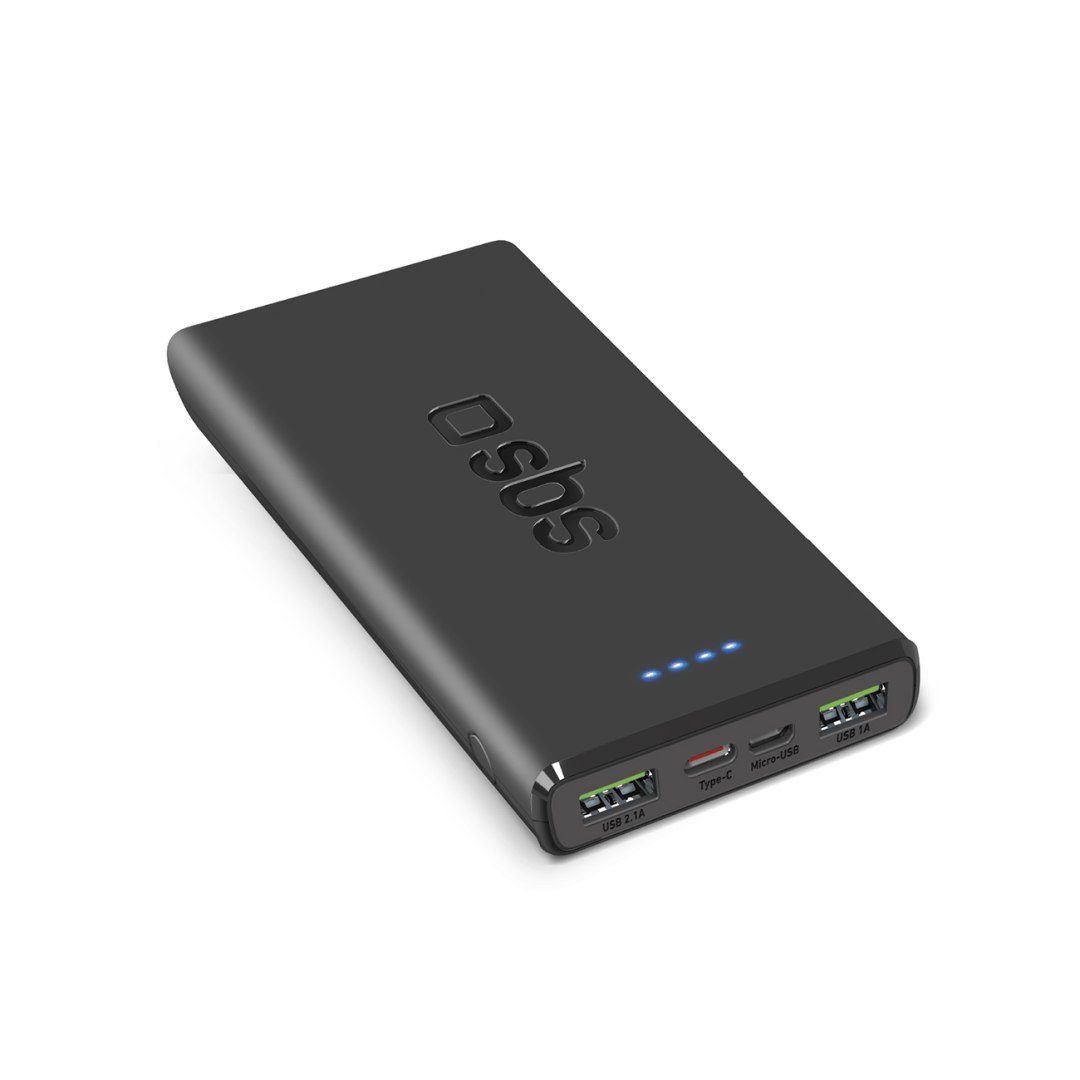 Powerbank 10000 mAh Power Delivery 20W – czarny Powerbank 10000 mAh Power Delivery 20W – czarny