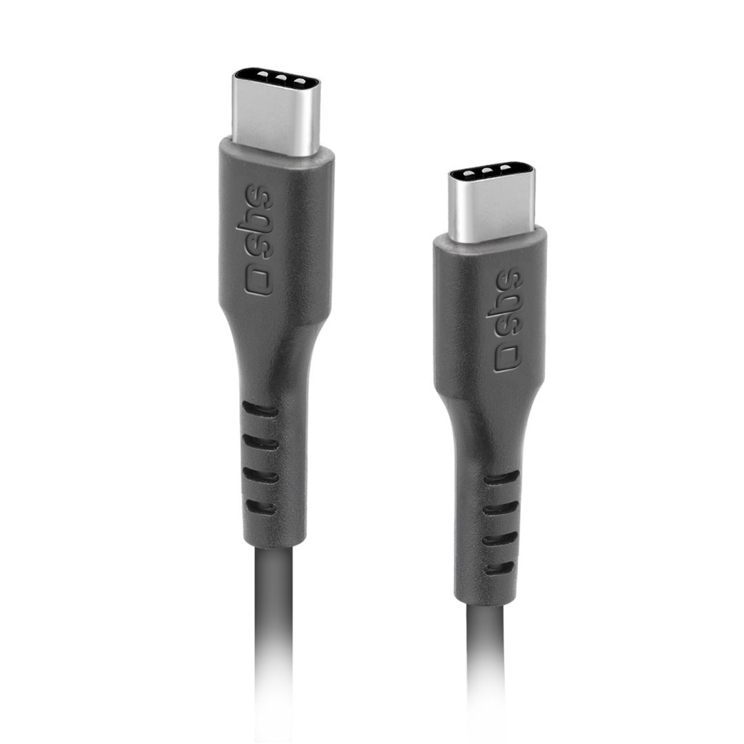 Kabel przewód USB-C – USB-C 3m – czarny