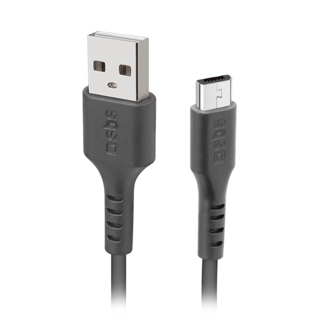 Kabel przewód USB-A – Micro-USB 1m – czarny