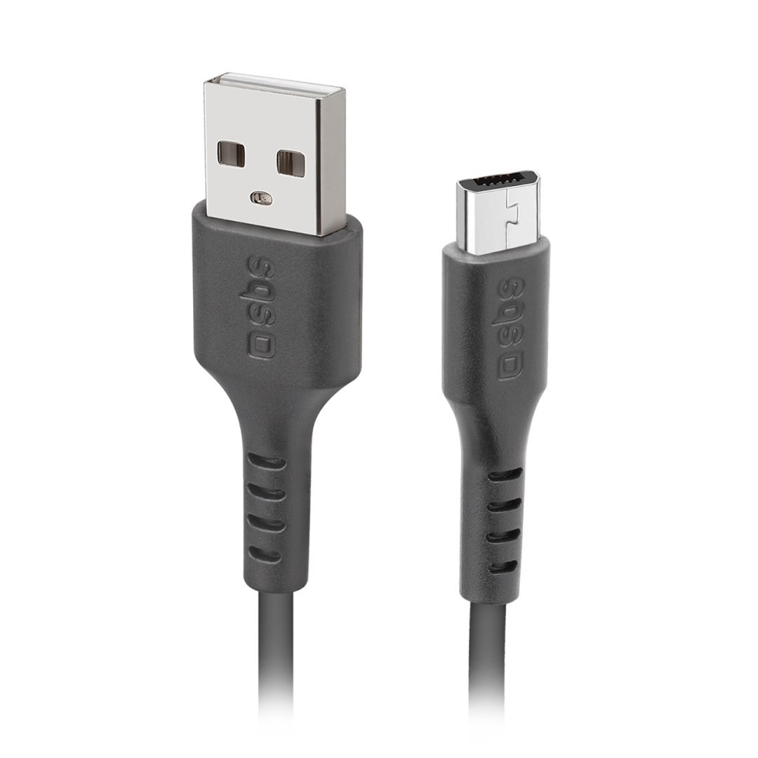 Kabel przewód USB-A – Micro-USB 2m – czarny