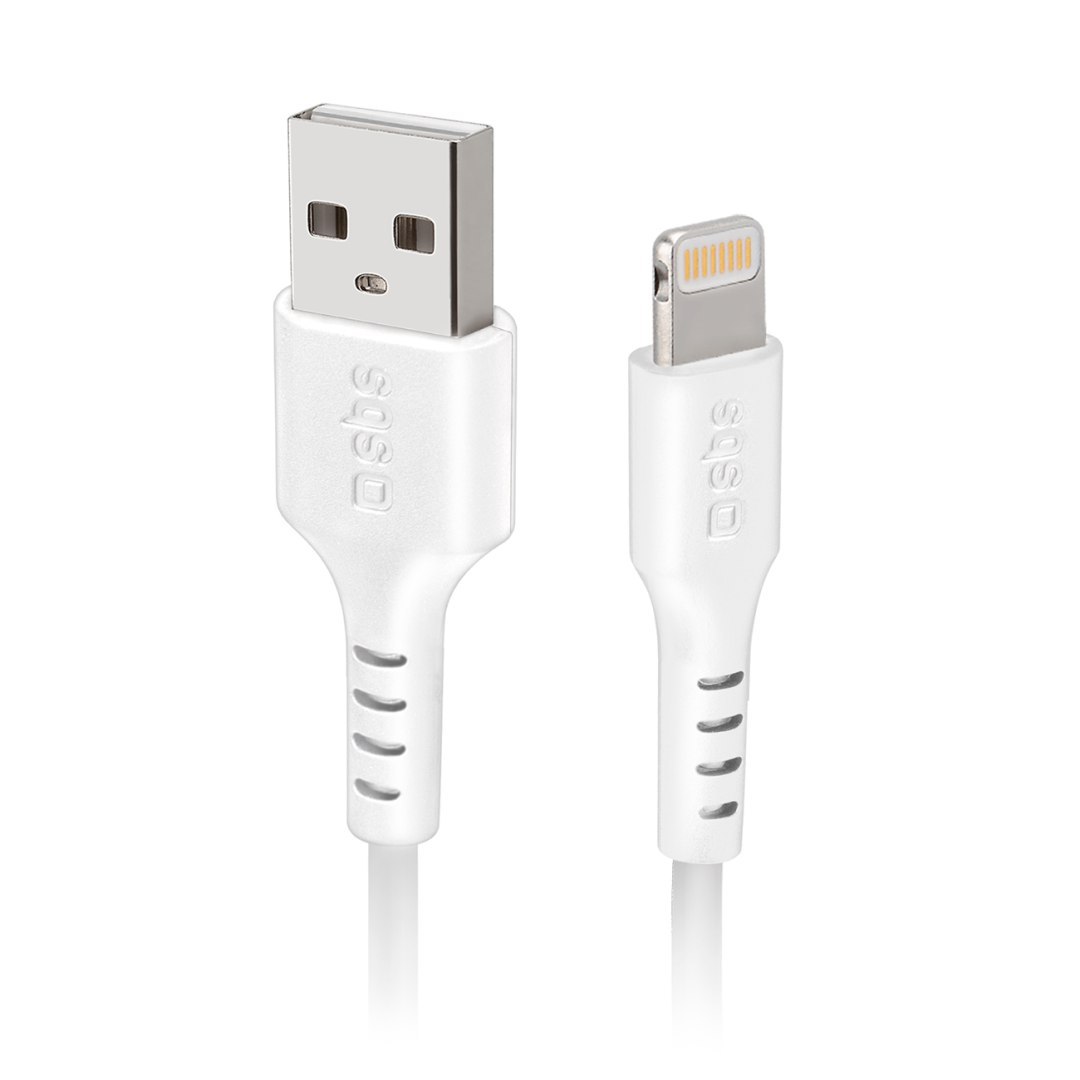Kabel przewód USB-A – iPhone Lightning – biały Kabel przewód USB-A – iPhone Lightning – biały