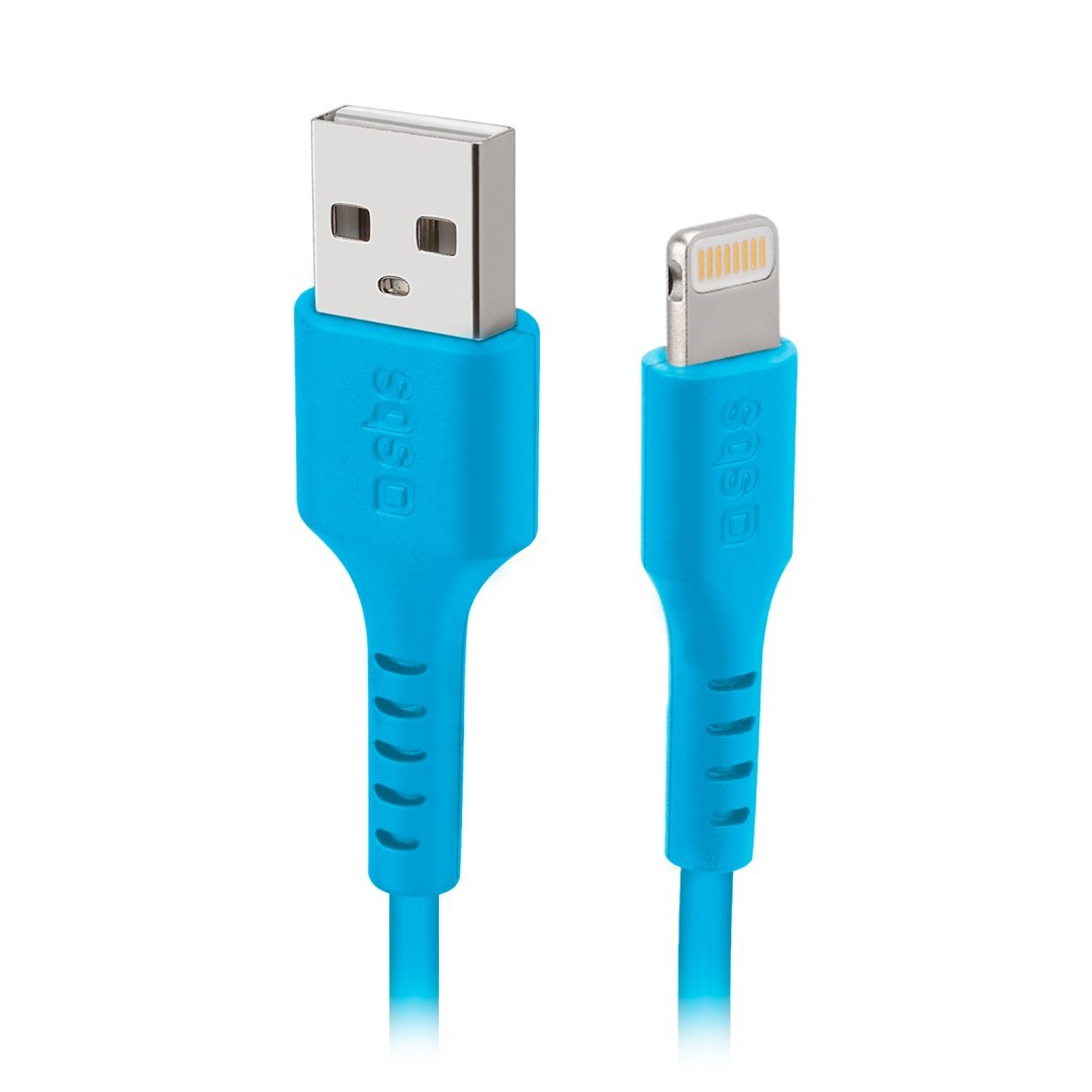 Kabel przewód USB-A – iPhone Lightning – niebieski