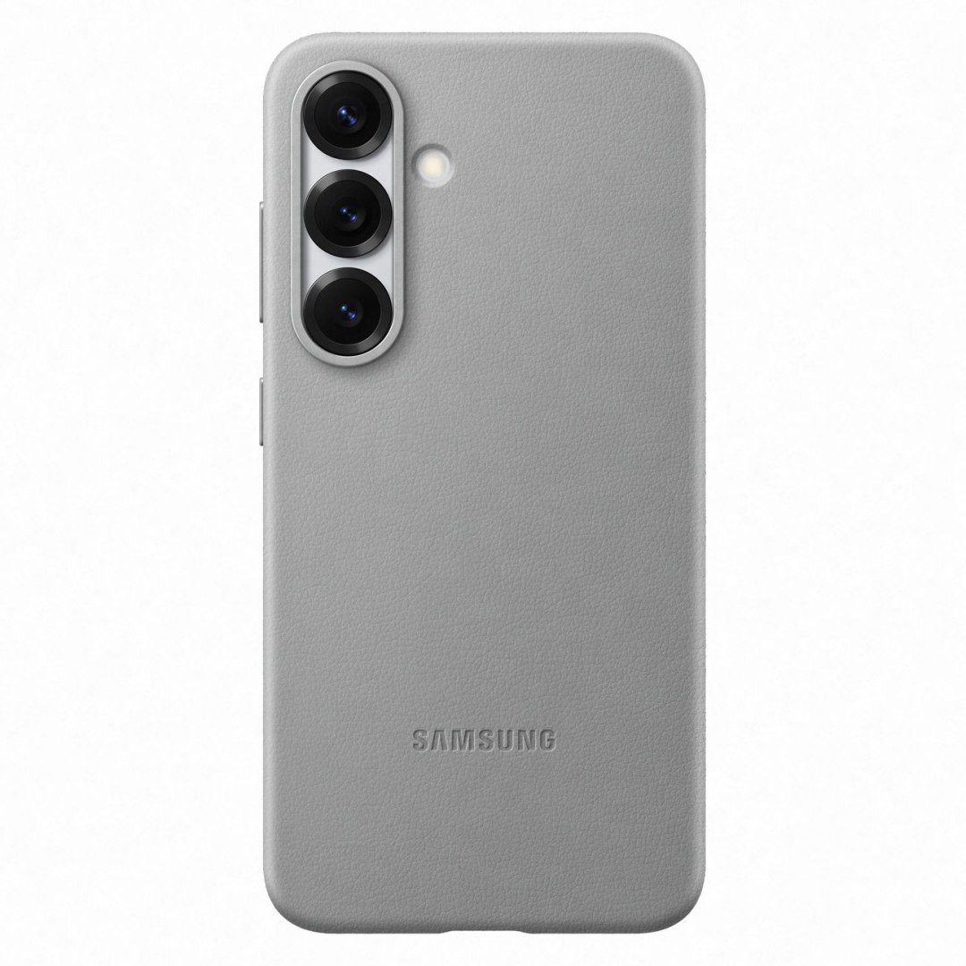 Etui plecki z ekoskóry Samsung KindSuit Case do Samsung Galaxy S25 – szare Etui plecki z ekoskóry Samsung KindSuit Case do Samsung Galaxy S25 – szare