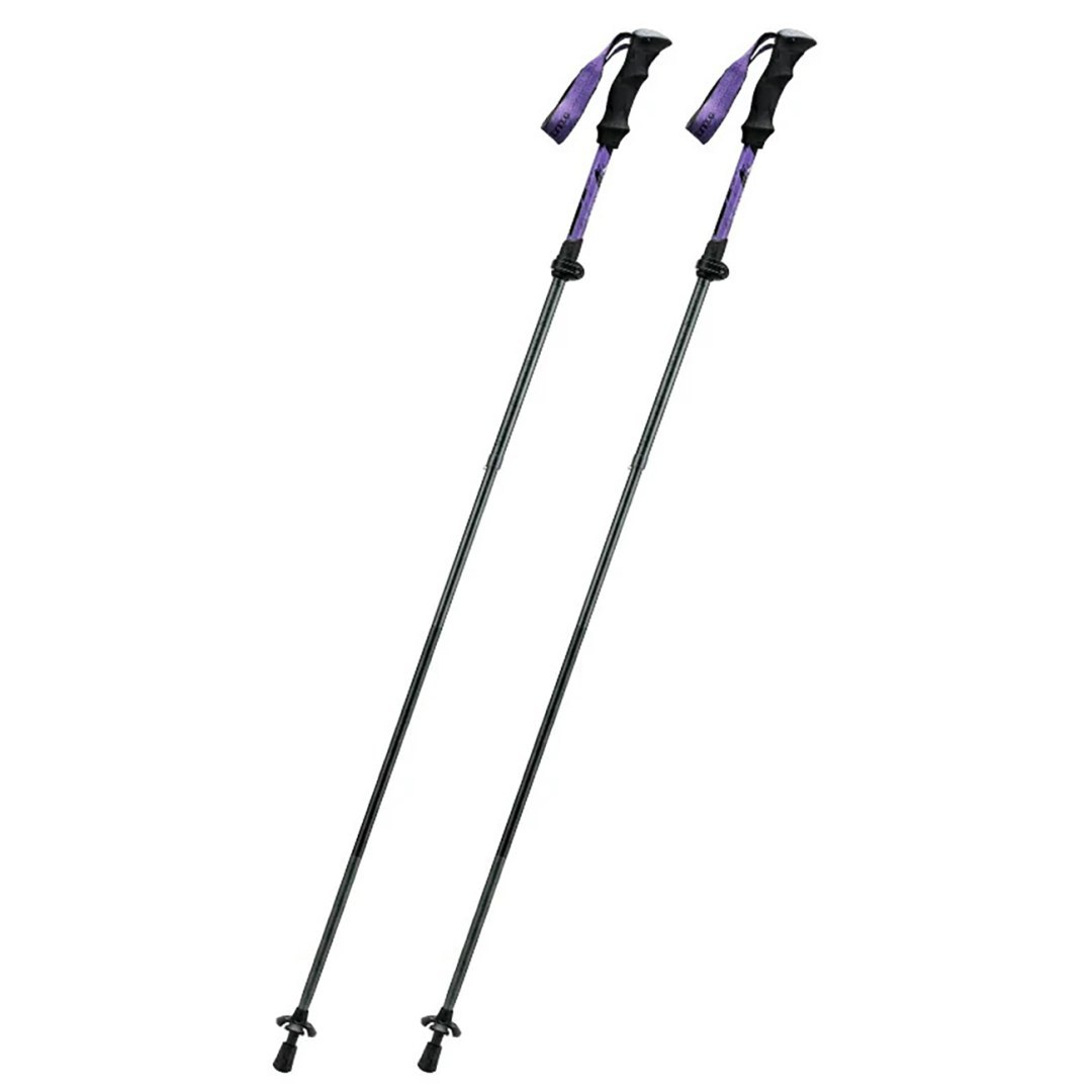 Kijki trekkingowe nordic walking aluminiowe 110 – 130 cm – fioletowe Kijki trekkingowe nordic walking aluminiowe 110 – 130 cm – fioletowe