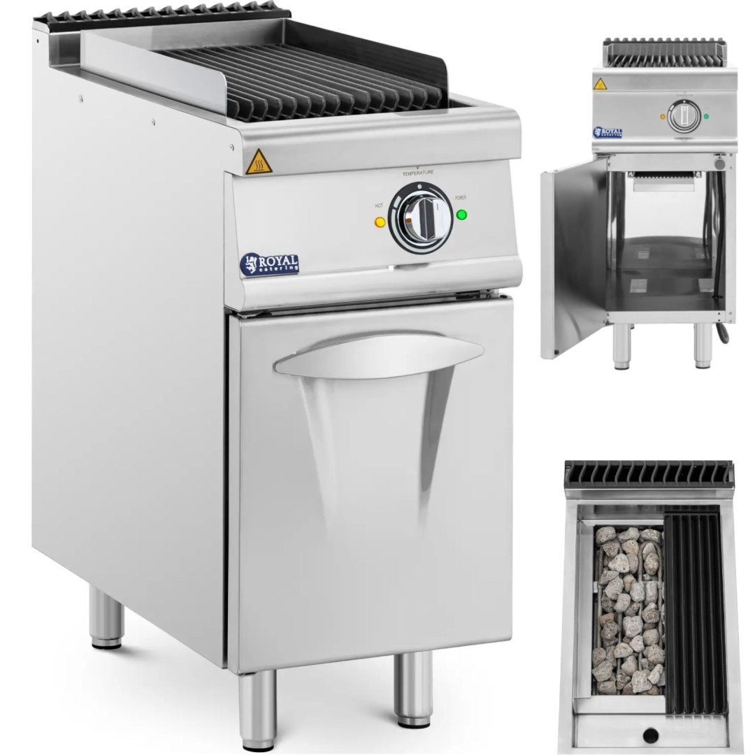 Grill lawowy elektryczny Pro 730 50-300 C 400 V 4.05 W Grill lawowy elektryczny Pro 730 50-300 C 400 V 4.05 W