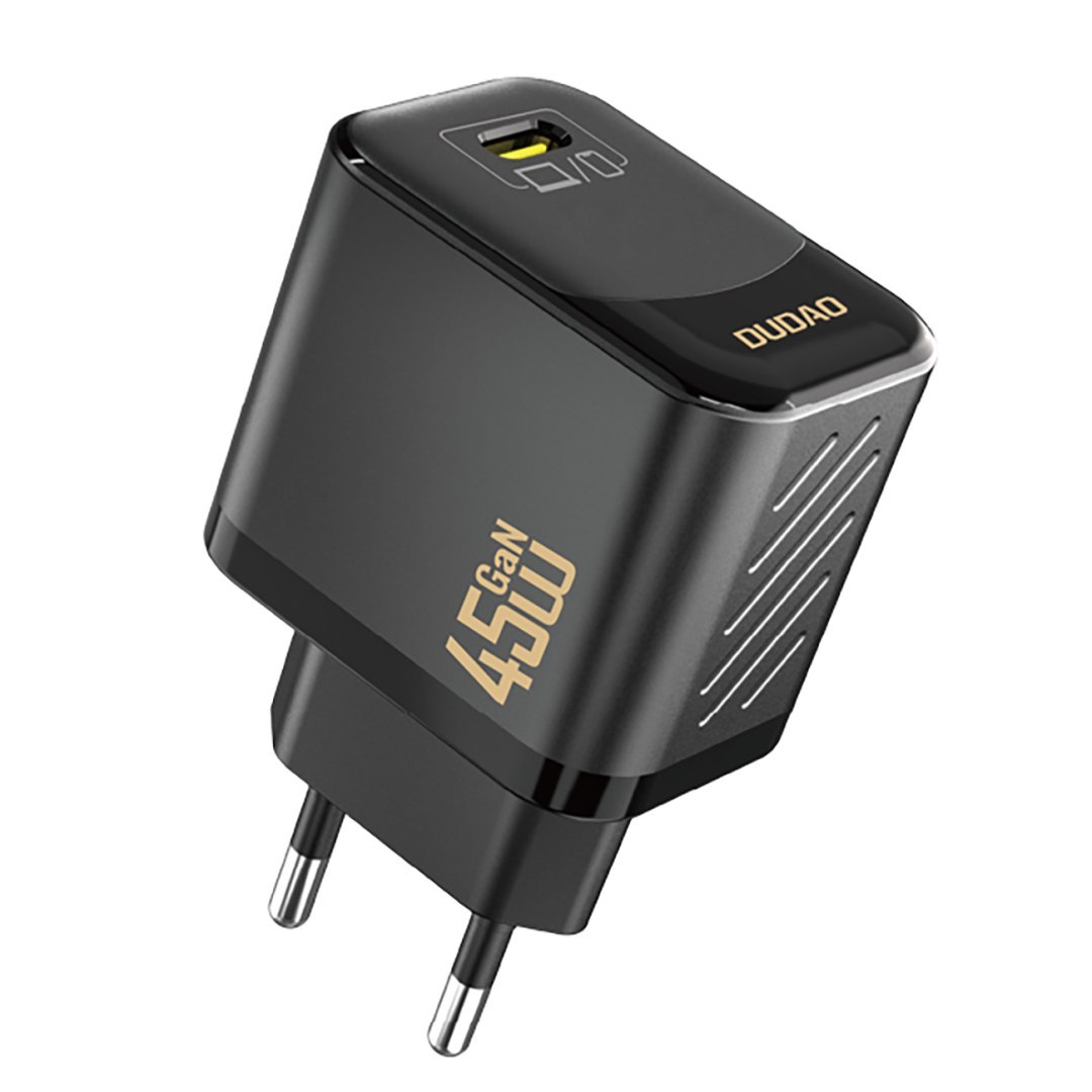 Ładowarka sieciowa A28 GaN USB-C 45W – czarna Ładowarka sieciowa A28 GaN USB-C 45W – czarna