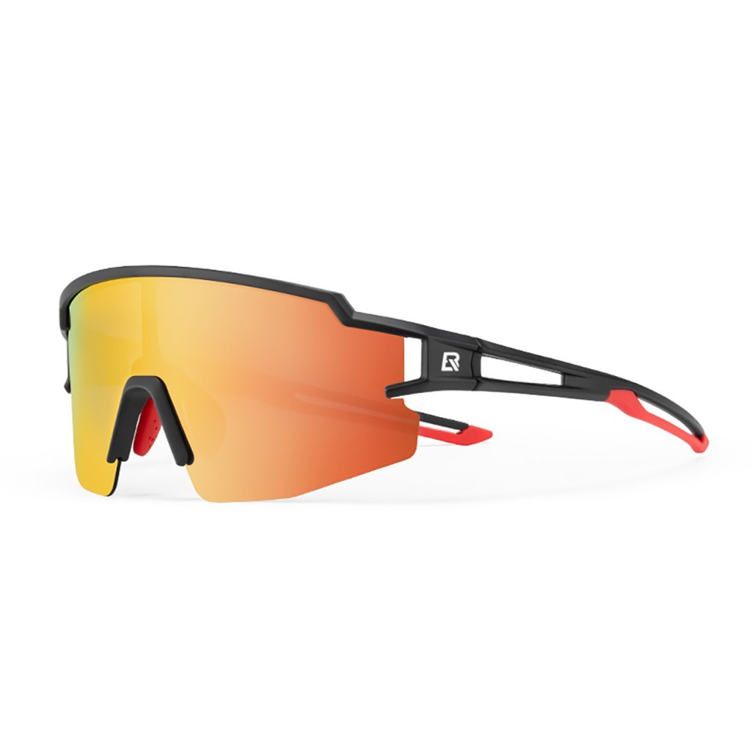 Okulary rowerowe polaryzacyjne dla dzieci z filtrem UV – czarne