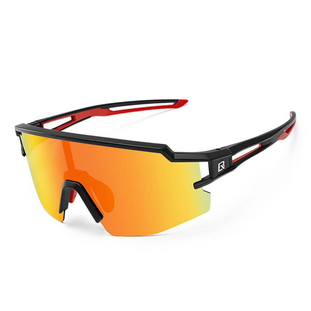 Okulary rowerowe polaryzacyjne dla dzieci z filtrem UV – czarne