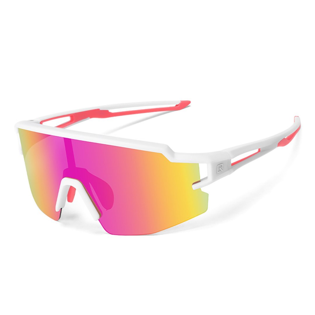 Okulary rowerowe polaryzacyjne dla dzieci z filtrem UV – białe Okulary rowerowe polaryzacyjne dla dzieci z filtrem UV – białe