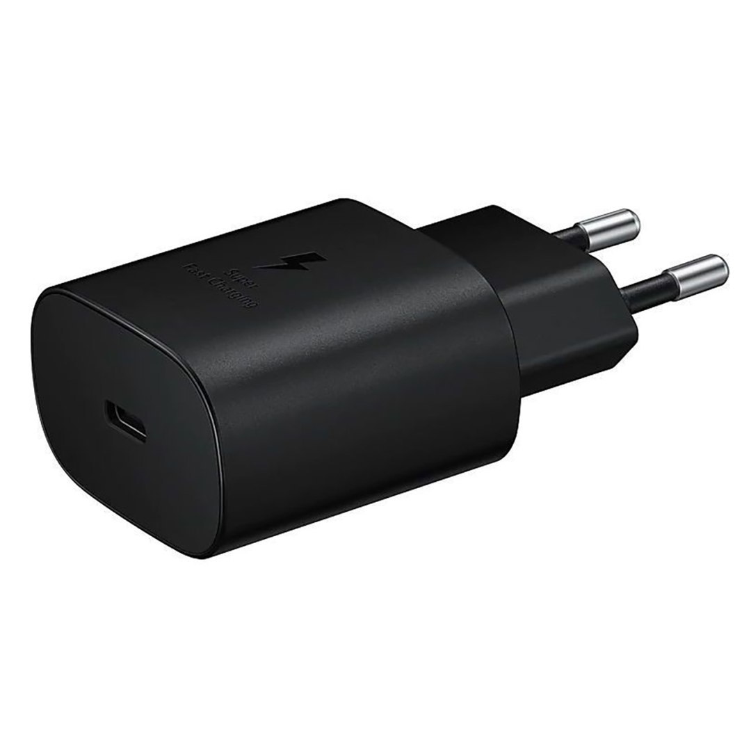 Szybka ładowarka sieciowa Samsung USB-C 25W – czarna