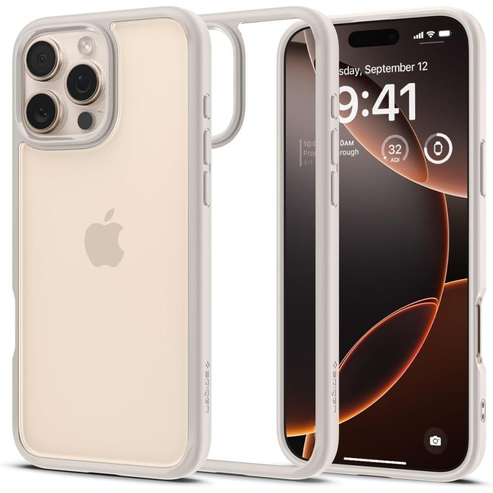 Etui case na iPhone 16 Pro Max Ultra Hybrid – tytanowe Etui case na iPhone 16 Pro Max Ultra Hybrid – tytanowe