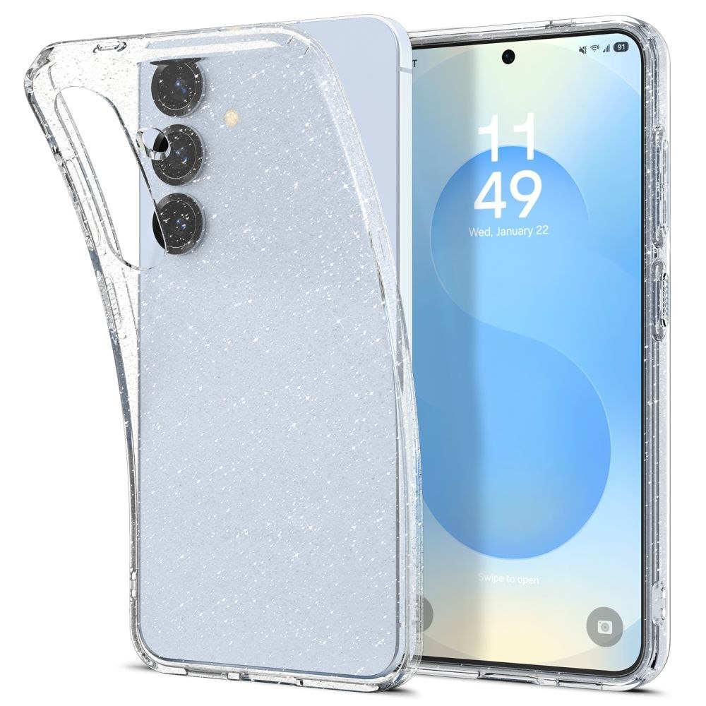 Etui na Samsung Galaxy S25+Liquid Crystal – brokatowo przezroczyste Etui na Samsung Galaxy S25+Liquid Crystal – brokatowo przezroczyste