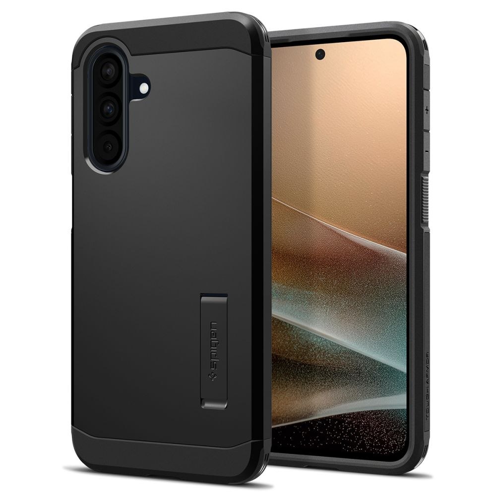 Etui pokrowiec na Samsung Galaxy A36 5G z podstawką Tough Armor – czarne Etui pokrowiec na Samsung Galaxy A36 5G z podstawką Tough Armor – czarne