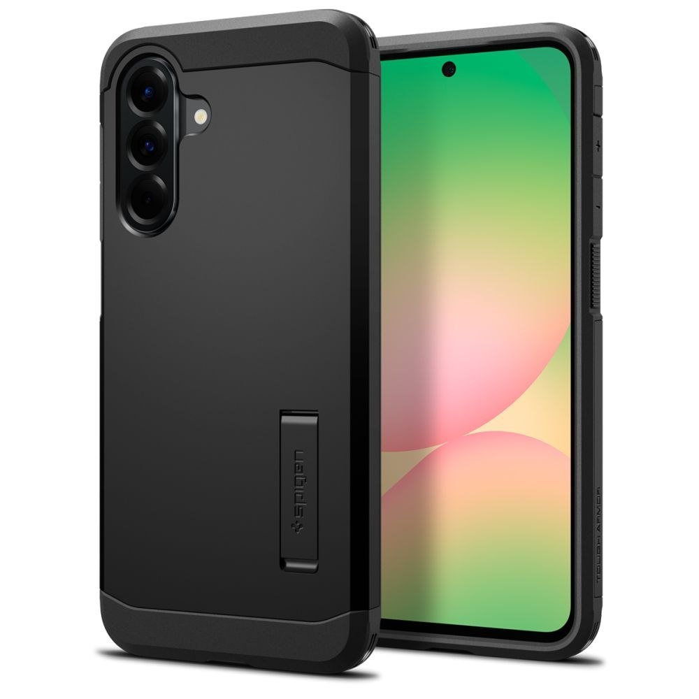 Etui plecki na Samsung Galaxy A56 5G z podstawką Tough Armor – czarne Etui plecki na Samsung Galaxy A56 5G z podstawką Tough Armor – czarne