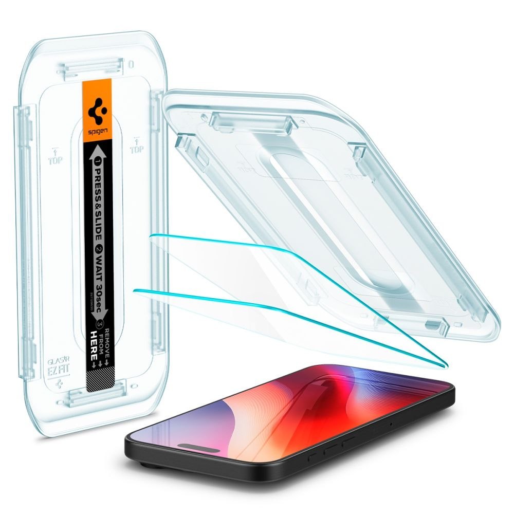 Szkło hartowane na iPhone 16 Pro Glas.tR EZ Fit – 2 szt. Szkło hartowane na iPhone 16 Pro Glas.tR EZ Fit – 2 szt.