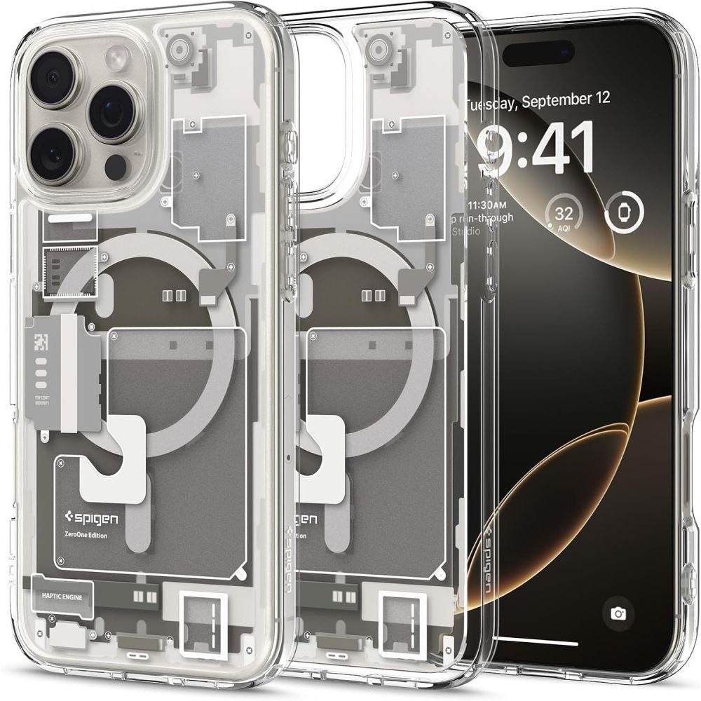 Etui pokrowiec na iPhone 16 Pro Ultra Hybrid Mag Zero One z MagSafe – tytanowe Etui pokrowiec na iPhone 16 Pro Ultra Hybrid Mag Zero One z MagSafe – tytanowe