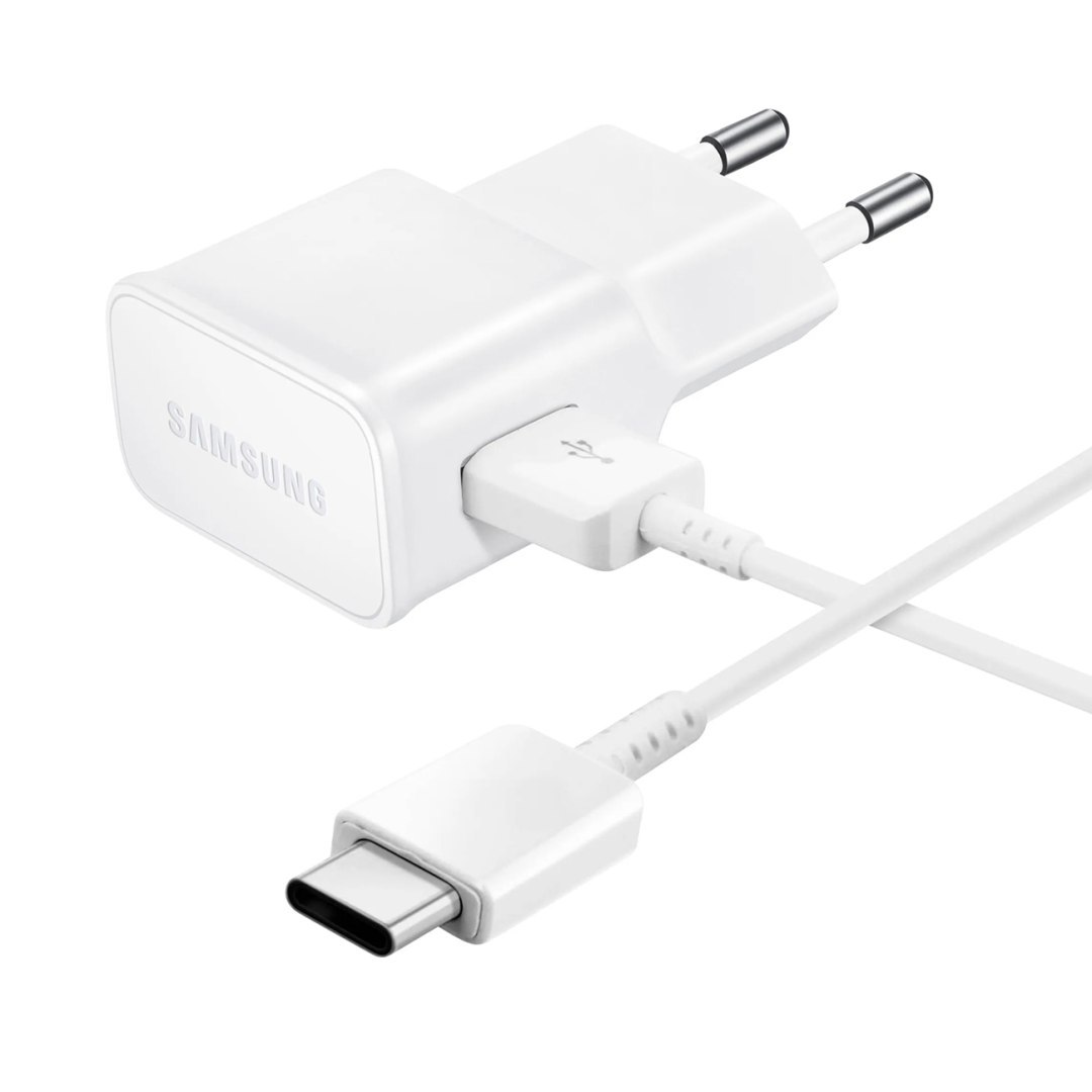 Ładowarka sieciowa Samsung USB-A 15W z kablem USB-A – USB-C – biała Ładowarka sieciowa Samsung USB-A 15W z kablem USB-A – USB-C – biała
