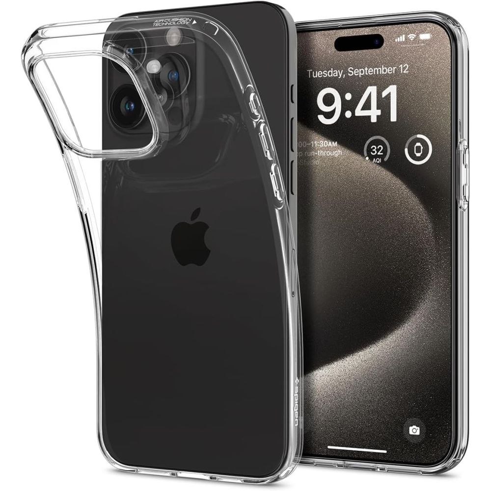 Etui na iPhone 15 Pro Max Liquid Crystal – przezroczyste
