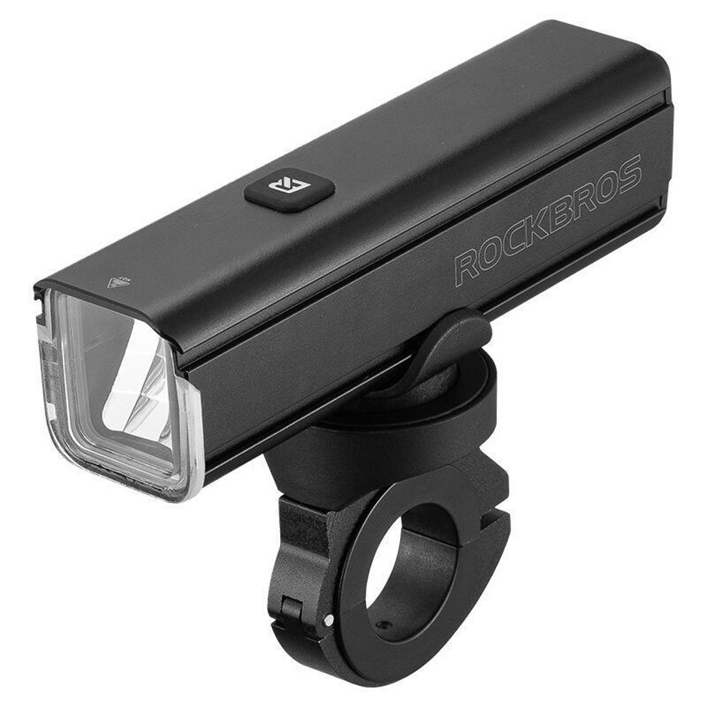 Lampka rowerowa przednia 1000 lm z kablem USB-C – USB-A – czarna