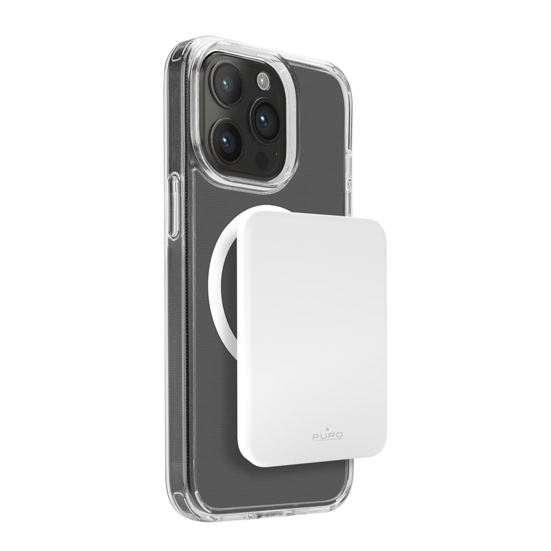 Powerbank 4200mAh USB-C MagSafe Slim Power Mag – biały Powerbank 4200mAh USB-C MagSafe Slim Power Mag – biały