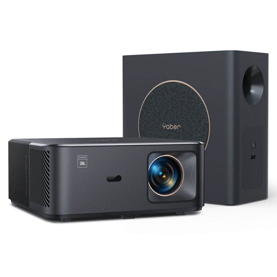 Projektor multimedialny FullHD 1080p LCD z głośnikami JBL i subwooferem WiFi BT K2s Pro – czarny Projektor multimedialny FullHD 1080p LCD z głośnikami JBL i subwooferem WiFi BT K2s Pro – czarny