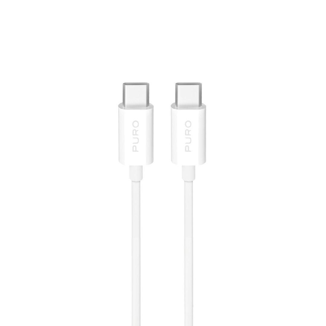 Kabel przewód USB-C TPE 25W 3m – biały